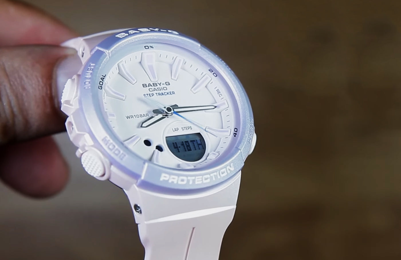 Casio Baby-G BGS-100SC-4A Step Tracker Women’s Watch