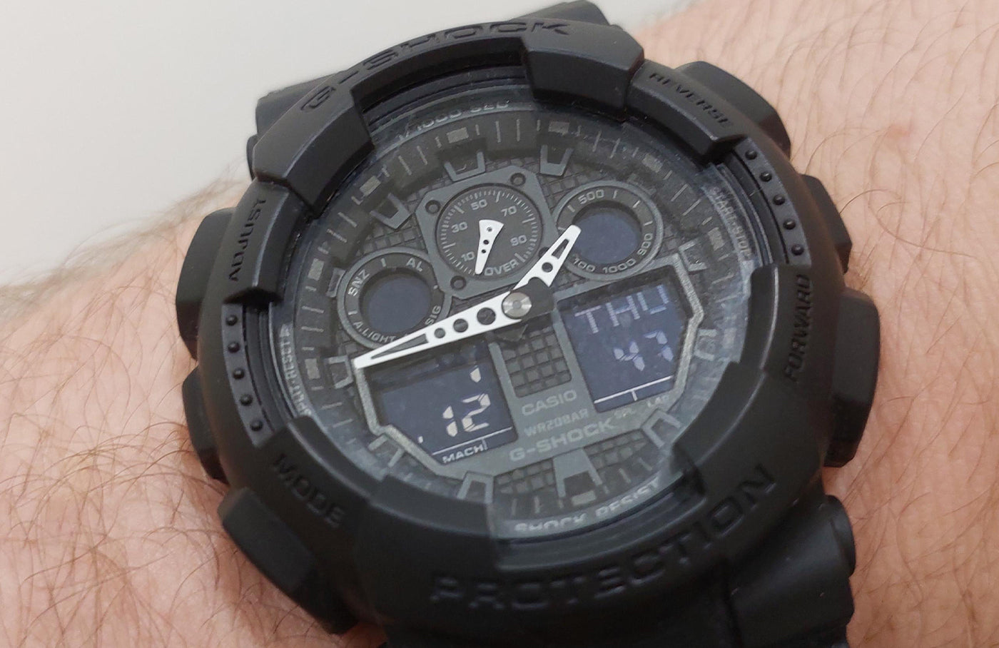 Casio G-Shock Military Matte Black GA-100-1A1 Men’s Watch