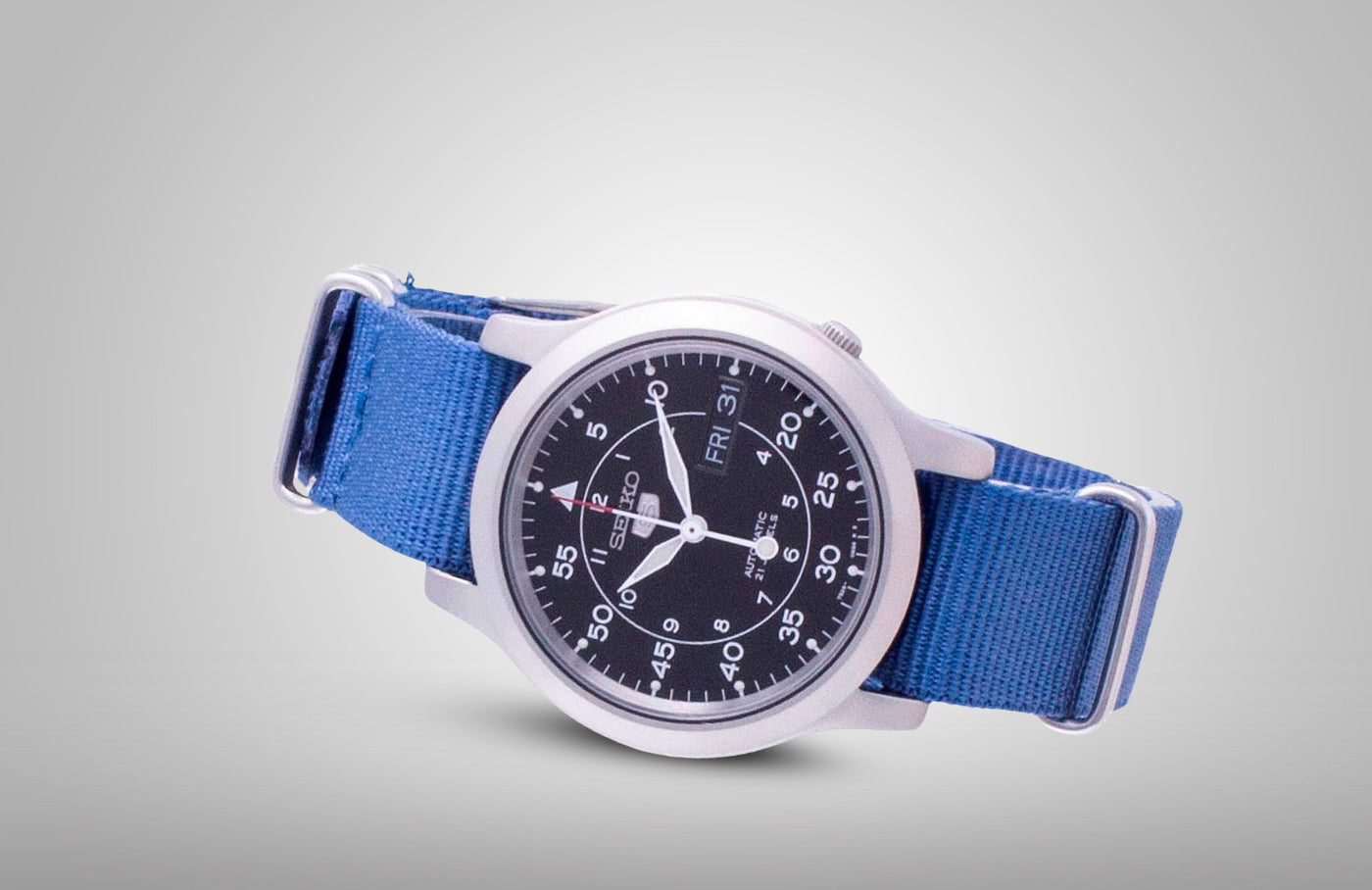 Seiko 5 Military SNK809K2-var-NATOS11 Automatic Nylon Strap Men’s Watch