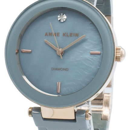 Anne Klein 1018RGLB Diamond Accents Quartz Women's Watch