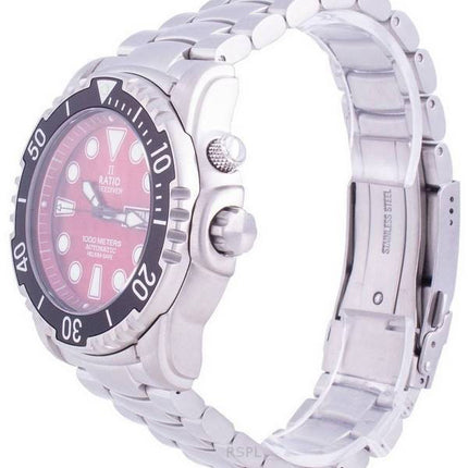 Ratio FreeDiver Helium-Safe 1000M Sapphire Automatic 1068HA96-34VA-RED Men's Watch