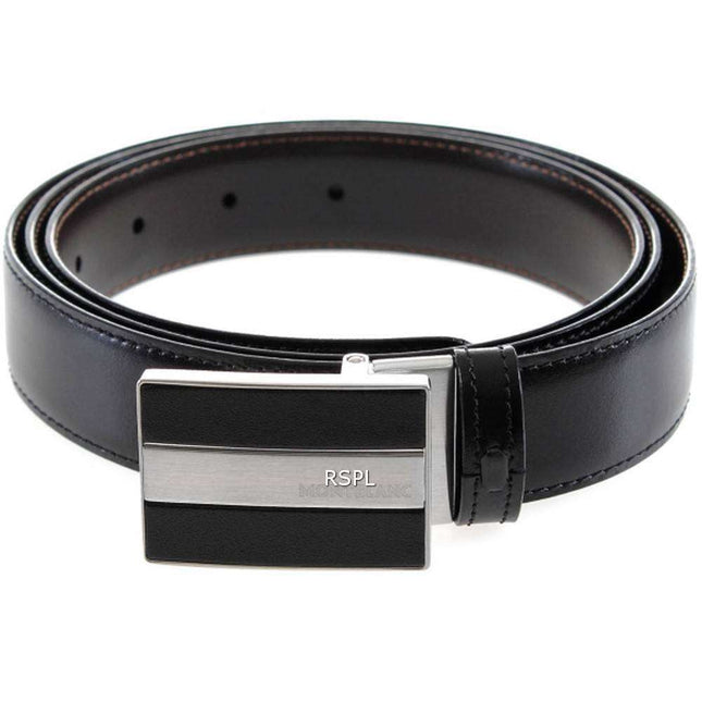 Montblanc 112962 Meisterstuck Reversible BlackBrown Mens Leather Belt