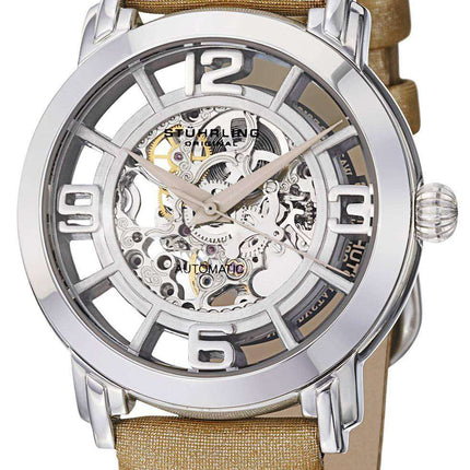 Stuhrling Original Winchester Automatic Skeleton Dial 156.121S2 Womens Watch