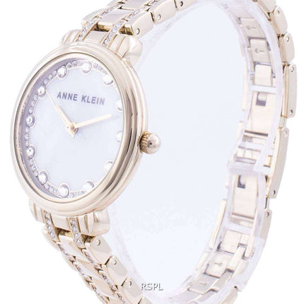 Anne Klein Swarovski Crystal Accented 3488GPST Quartz With Gift Set Women's Watch