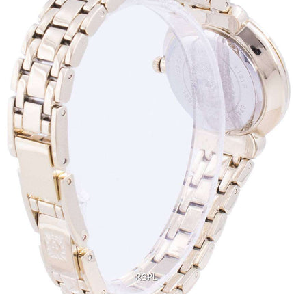 Anne Klein Swarovski Crystal Accented 3488GPST Quartz With Gift Set Women's Watch