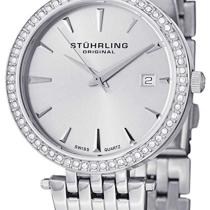 Stuhrling Original Garland Swarovski Crystal 579.01 Womens Watch