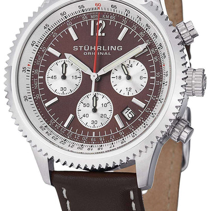 Stuhrling Original Monaco Chronograph 669.03 Mens Watch