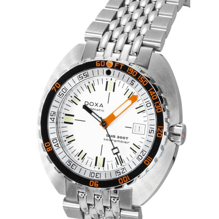 Doxa SUB 300 Searambler Stainless Steel Silver Dial Automatic Diver's 840.10.021.10 1200M Men's Watch