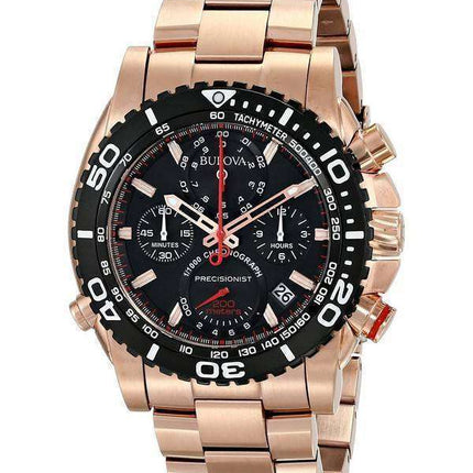 Bulova Precisionist Chronograph Tachymeter 200M 98B213 Mens Watch