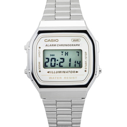 Casio Vintage Digital Stainless Steel Bracelet Quartz A168WA-8 Unisex Watch