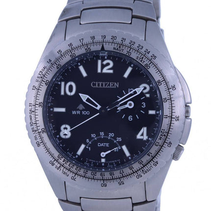 Citizen Promaster Stainless Steel Black Dial Quartz AB4010-56E.G 100M Mens Watch