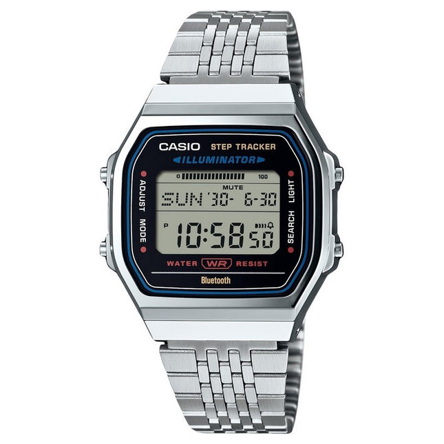Casio Vintage Digital Smartphone Link Stainless Steel Quartz ABL-100WE-1A Unisex Watch