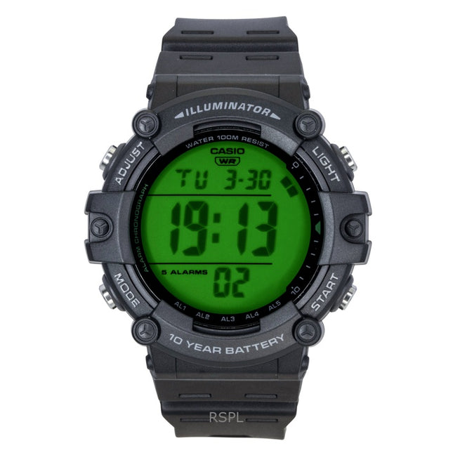 Casio Multifunctional Digital Resin Strap Quartz AE-1500WHC-1AV 100M Men's Watch