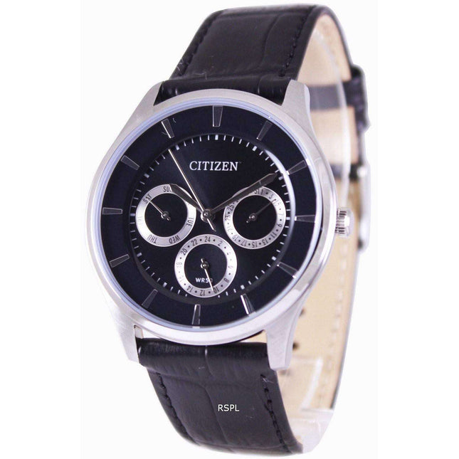 Citizen Multifunction Quartz Black Dial AG8351-01E Mens Watch