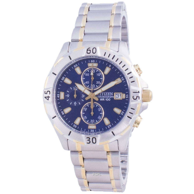 Citizen Quartz Chronograph AN3394-59L 100M Mens Watch