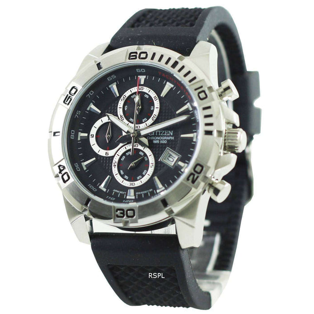 Citizen Chronograph Black Strap AN3490-04E Mens Watch