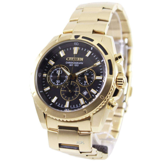 Citizen Chronograph Gold Tone AN8012-50E Mens Watch