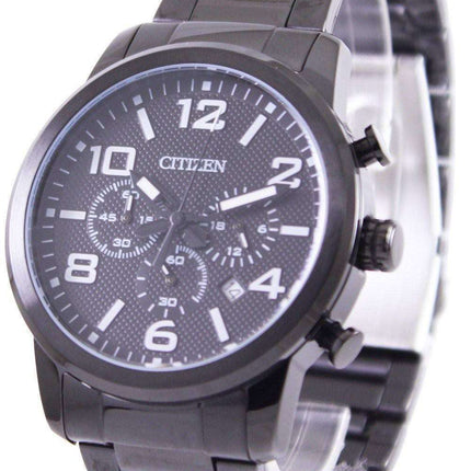 Citizen Black IP Quartz Chronograph AN8055-57E Mens Watch