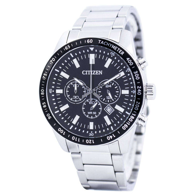 Citizen Quartz Chronograph Tachymeter AN8070-53E Men's Watch