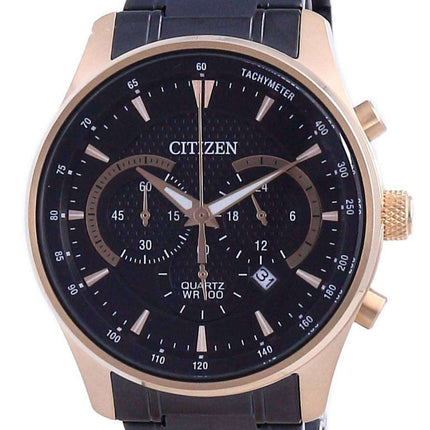 Citizen Black Dial Chronograph Quartz AN8196-55E 100M Mens Watch