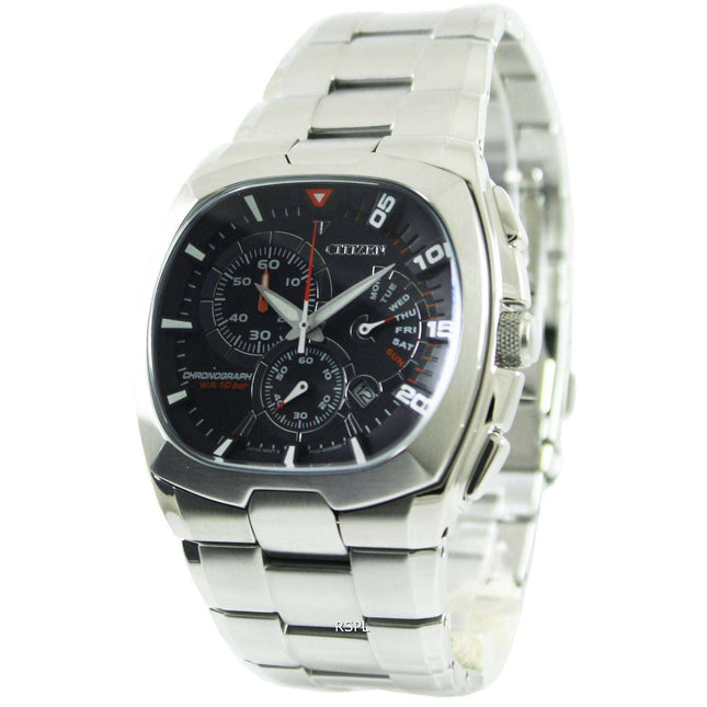 Citizen Quartz Chronograph Retrograde AN9000-53F Mens Watch