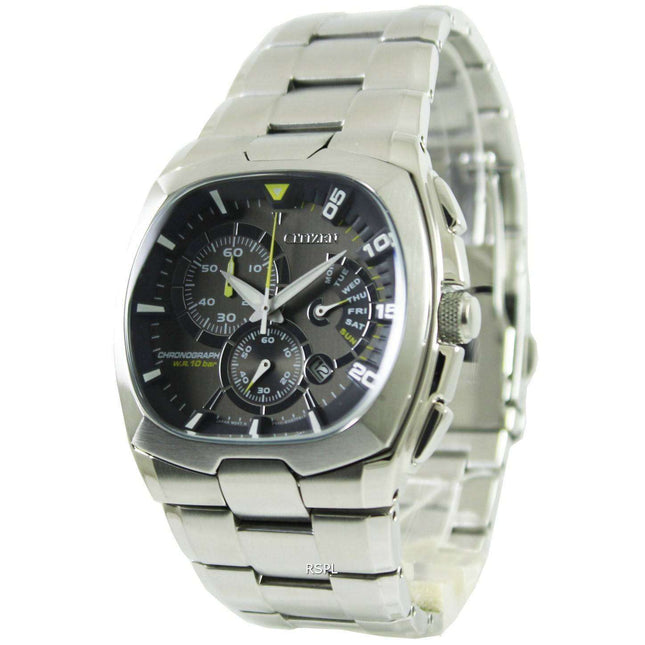 Citizen Quartz Chronograph Retrograde AN9000-53H Mens Watch