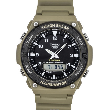 Casio Standard Analog Digital Resin Strap Black Dial Solar AQ-S820W-5AV 100M Men's Watch