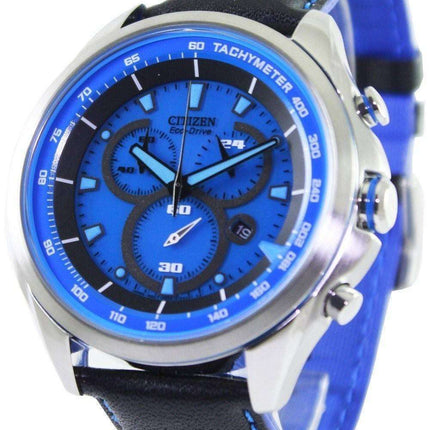 Citizen WDR Eco-Drive Chronograph Tachymeter AT2180-00L Mens Watch