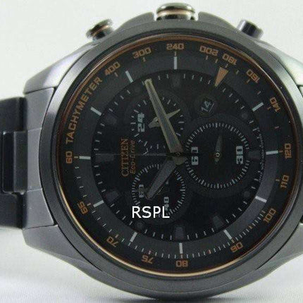 Citizen WDR Eco-Drive Chronograph Tachymeter AT2187-51E Mens Watch