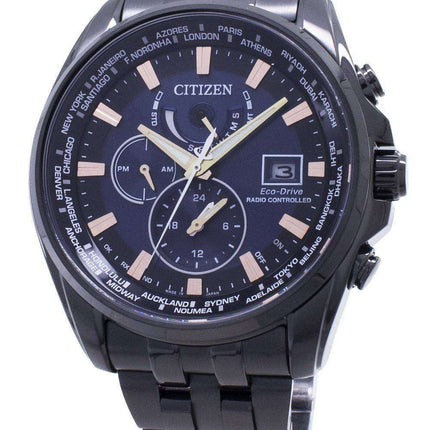 Citizen Eco-Drive Global Radio-Controlled AT9039-51L Japan Made 200M Men's Watch