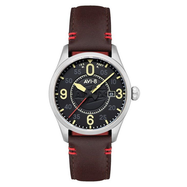 AVI-8 Spitfire Smith Automatic Airfix Edition Granite Black Dial AV-4090-08 Men's Watch