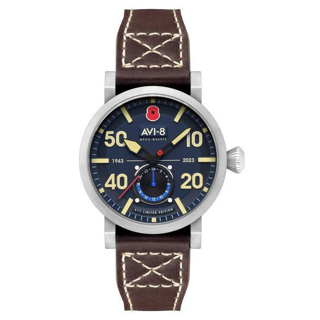 AVI-8 Dambuster 80th Anniversary Royal British Legion Meca-Quartz Limited Edition Navy Blue AV-4108-RBL-02 Mens Watch