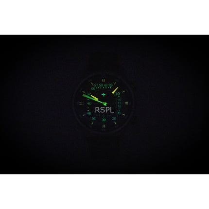 AVI-8 Hawker Harrier HUD Rubber And Leather Strap Gradient Orange Dial Automatic AV-4117-03 Men's Watch