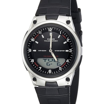 Casio Analog Digital Telememo Illuminator AW-80-1AVDF AW-80-1AV Mens Watch