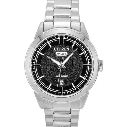 Citizen Eco-Drive Stainless Steel Black Dial AW0151-85E 100M Men's Watch