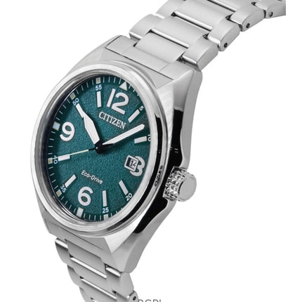 Citizen Eco-Drive Stainless Steel Green Dial AW1571-76X 100M Men's Watch