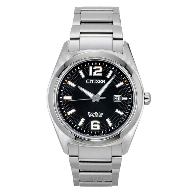 Citizen Super Titanium Black Dial Eco Drive AW1641-81E Men's Watch