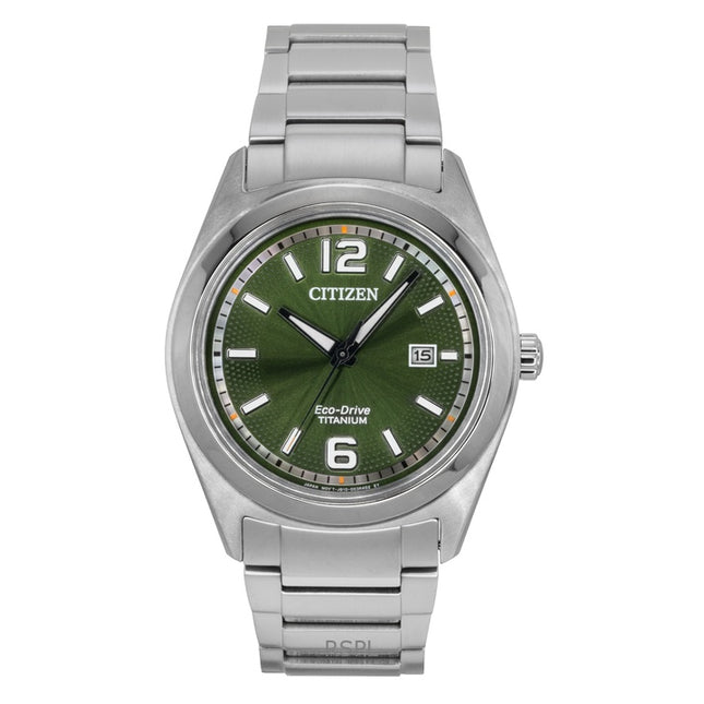 Citizen Eco-Drive Super Titanium Green Dial AW1641-81X Men's Watch