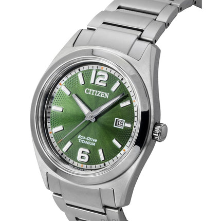 Citizen Eco-Drive Super Titanium Green Dial AW1641-81X Men's Watch