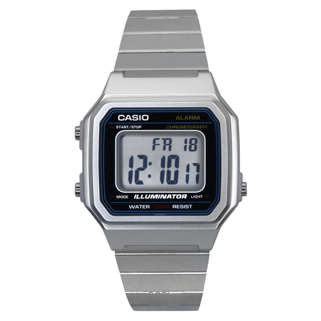 Casio Classic Vintage Illuminator Chronograph Alarm Digital B650WD-1A Unisex Watch