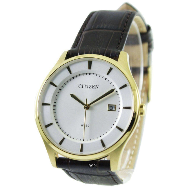 Citizen Gold Tone White Dial BD0043-08A Mens Watch