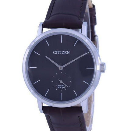 Citizen Black Dial Leather Strap Quartz BE9170-13H Mens Watch