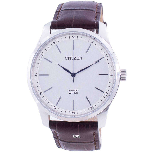 Citizen White Dial Calf Leather Quartz BH5000-08A Men's Watch