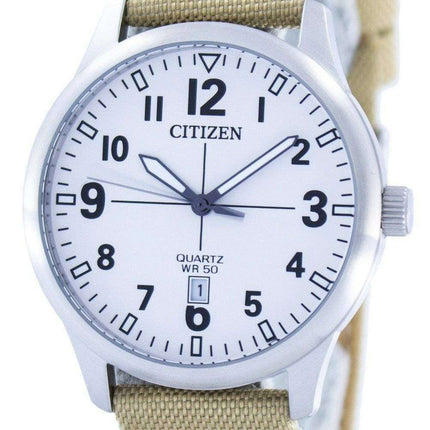 Citizen Quartz White Dial BI1050-05A Mens Watch
