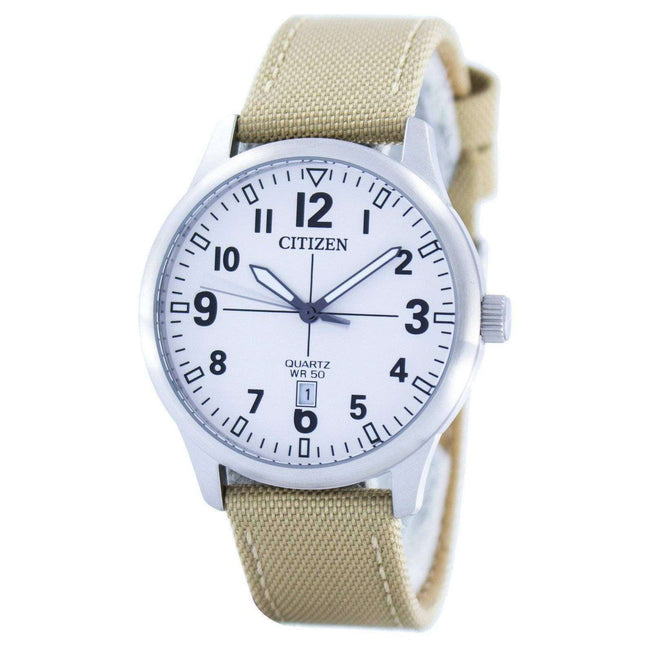 Citizen Quartz White Dial BI1050-05A Mens Watch