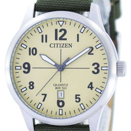 Citizen Quartz Champagne Dial BI1050-05X Mens Watch