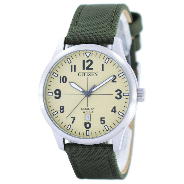 Citizen Quartz Champagne Dial BI1050-05X Mens Watch