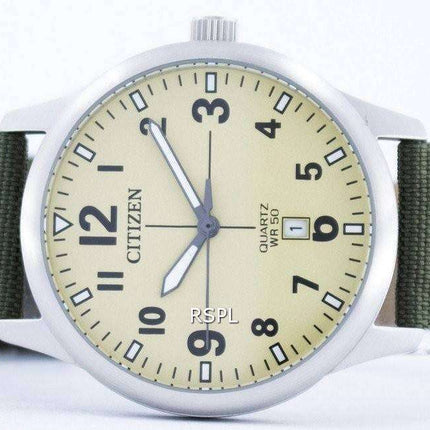 Citizen Quartz Champagne Dial BI1050-05X Mens Watch