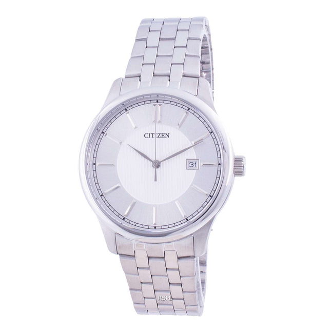 Citizen Silver Dial Stainless Steel Quartz BI1050-56A Mens Watch