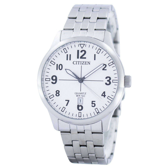 Citizen Quartz White Dial BI1050-81B Mens Watch